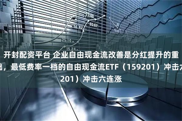 开封配资平台 企业自由现金流改善是分红提升的重要基础，最低费率一档的自由现金流ETF（159201）冲击六连涨